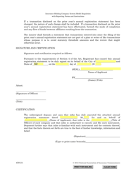 Form C (SD Form 2003) Summary of Changes to Registration Statement - South Dakota, Page 2