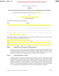 Form B (SD Form 2002) &quot;Insurance Holding Company System Annual Registration Statement&quot; - South Dakota