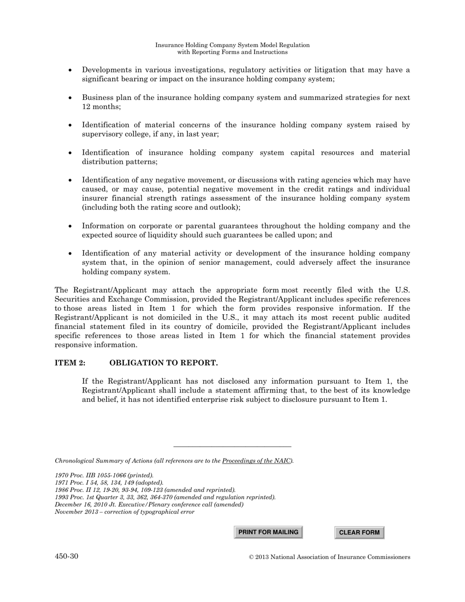 Form F (SD Form 2414) Enterprise Risk Report - South Dakota, Page 2