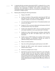 Multiple Employer Trust Application for Authorization - South Dakota, Page 3