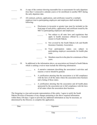 Multiple Employer Trust Application for Authorization - South Dakota, Page 6