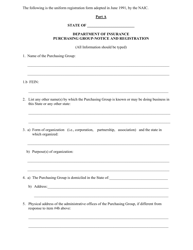 Risk Purchasing Group Registration Packet - South Dakota, Page 5
