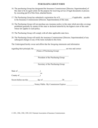 Risk Purchasing Group Registration Packet - South Dakota, Page 8