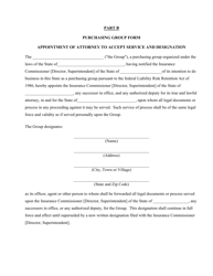 Risk Purchasing Group Registration Packet - South Dakota, Page 9