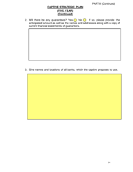 SD Form 2352 Captive Insurance Company Application - South Dakota, Page 14