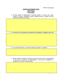 SD Form 2352 Captive Insurance Company Application - South Dakota, Page 15