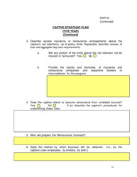 SD Form 2352 Captive Insurance Company Application - South Dakota, Page 18