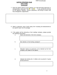 SD Form 2352 Captive Insurance Company Application - South Dakota, Page 19