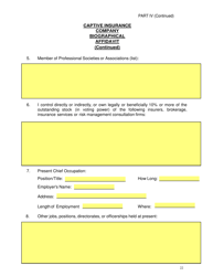 SD Form 2352 Captive Insurance Company Application - South Dakota, Page 22