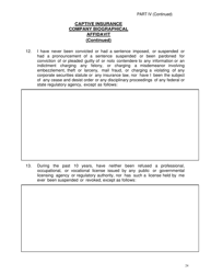 SD Form 2352 Captive Insurance Company Application - South Dakota, Page 24