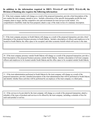 Change in Control Notice - South Dakota, Page 5