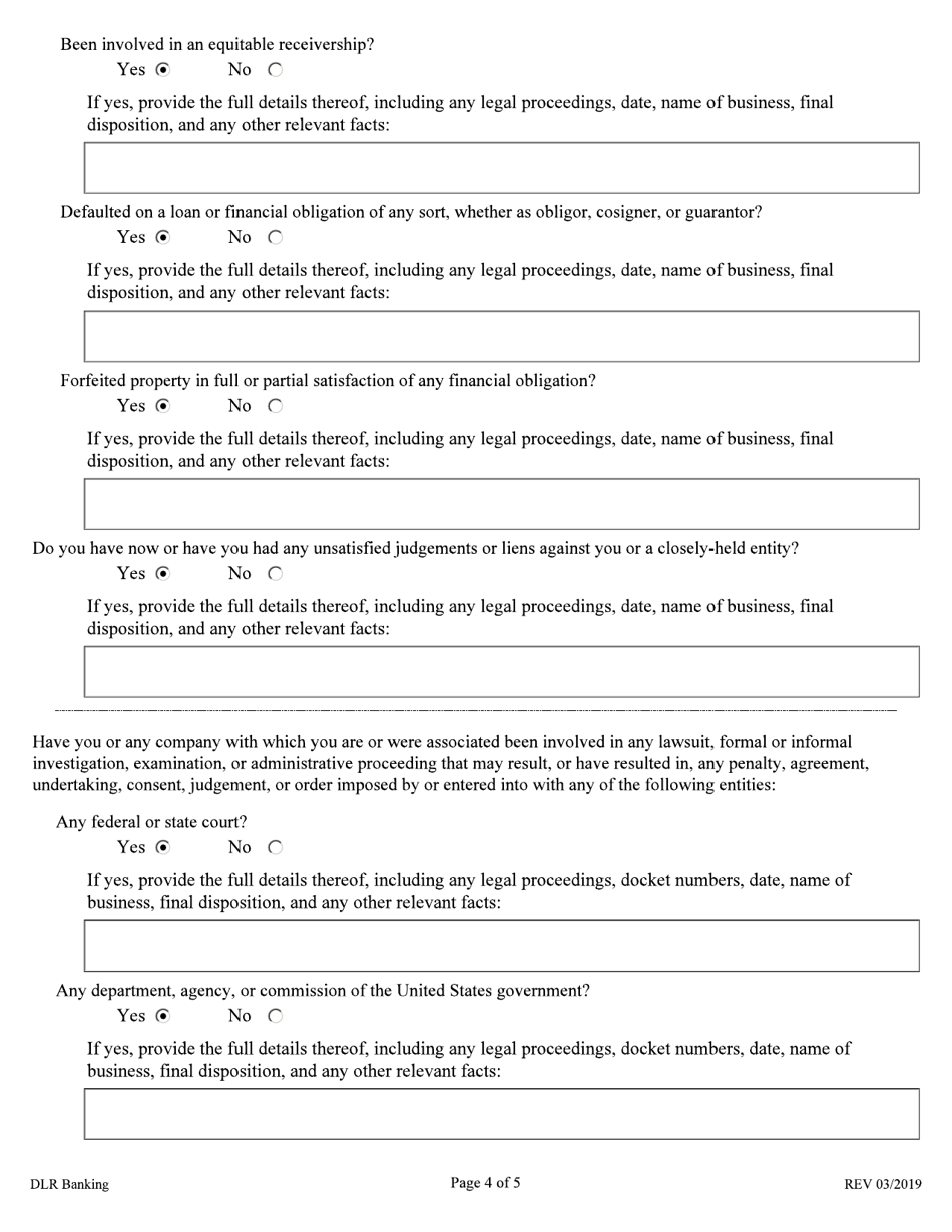 Biographical and Financial Report - South Dakota, Page 4