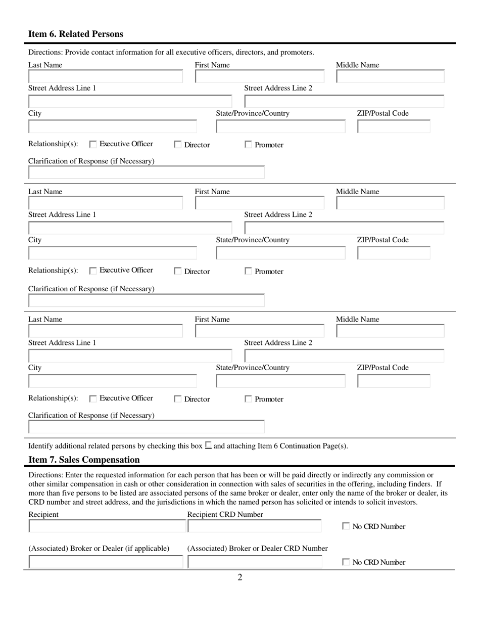 Uniform Notice Filing of Regulation a - Tier 2 Offering - Fill Out ...