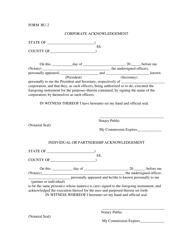 Form BU-2 Uniform Consent to Service of Process - South Dakota, Page 2