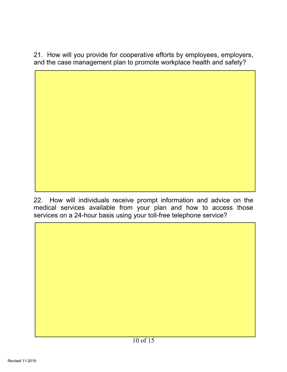 SD Form 0815 Application for Certification of Case Management Plan - South Dakota, Page 10