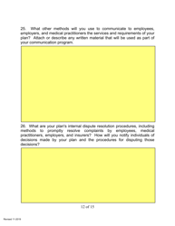 SD Form 0815 Application for Certification of Case Management Plan - South Dakota, Page 12