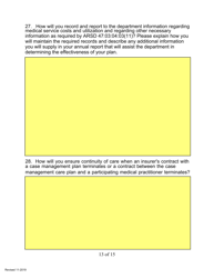 SD Form 0815 Application for Certification of Case Management Plan - South Dakota, Page 13