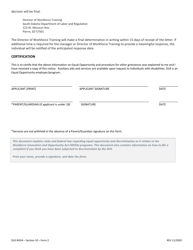 Form 2 Notice and Acknowledgment Form - South Dakota, Page 2