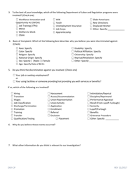 Complaint Information Form - South Dakota, Page 2