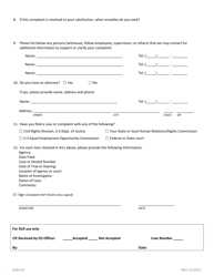 Complaint Information Form - South Dakota, Page 3