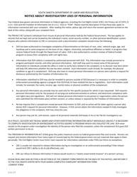 Complaint Information Form - South Dakota, Page 4