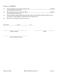 Form MHDD-5224 Order Under T.c.a. 33-7-303(B) Approving a Mandatory Outpatient Treatment Plan - Tennessee, Page 2