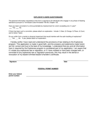 Registration Renewal Notice - Explosives Classification: Limited Blaster - Tennessee, Page 2