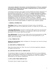 Instructions for Form U5 Uniform Termination Notice for Securities Industry Registration, Page 9