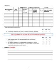 Tdot Dbe Commercially Useful Function Checklist - Tennessee, Page 5