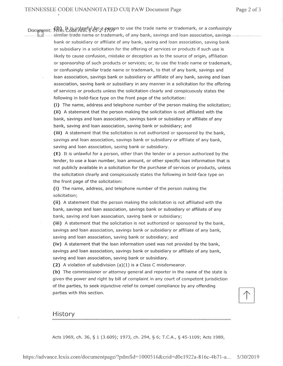 Form BK-0315 Application to Use the Term(S) bank, banks, banking, or trust - Tennessee, Page 5