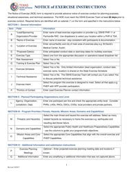 Notice of Exercise - Texas, Page 4