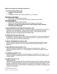 Form MR-REV Application for Mineral Mine Plan Revision or Amendment - Utah, Page 2
