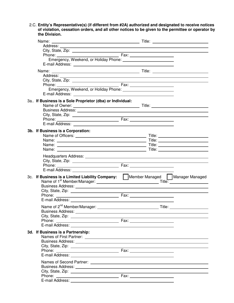 Form MR-TRS Application for Transfer of Notice of Intention to Commence Small Mining Operations - Utah, Page 5