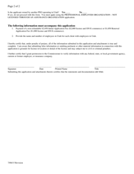 License Application - Professional Employer Organization - Small Operation License - Utah, Page 2