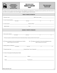 Public Service Permit Change of Location Request - Utah, Page 2