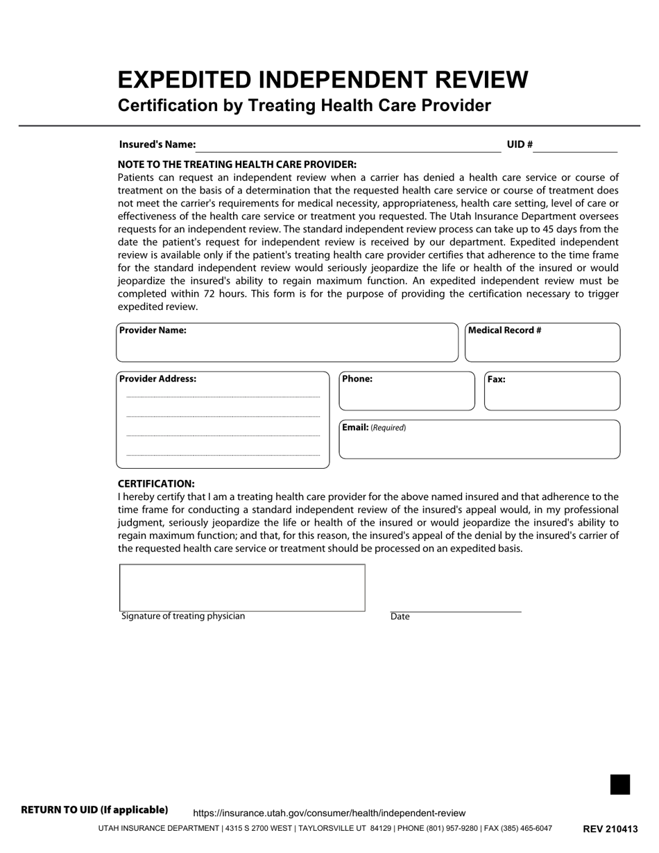 Independent Review Request - Utah, Page 5