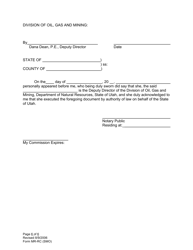 Form MR-RC (SMO) Small Mine Reclamation Contract - Utah, Page 6