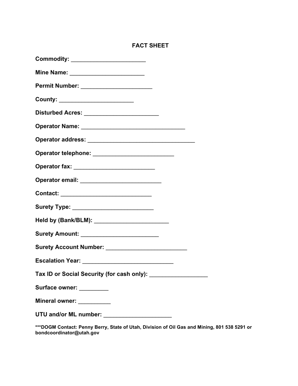 Form MR-RC (SMO) Small Mine Reclamation Contract - Utah, Page 7