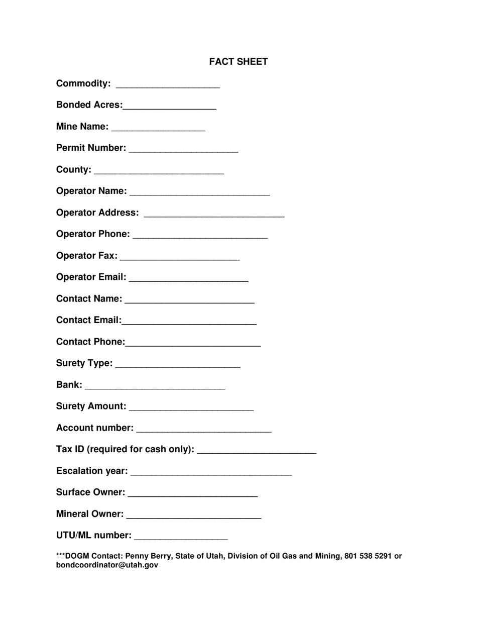 Form MR-RC (LMO) Large Mine Reclamation Contract - Utah, Page 7