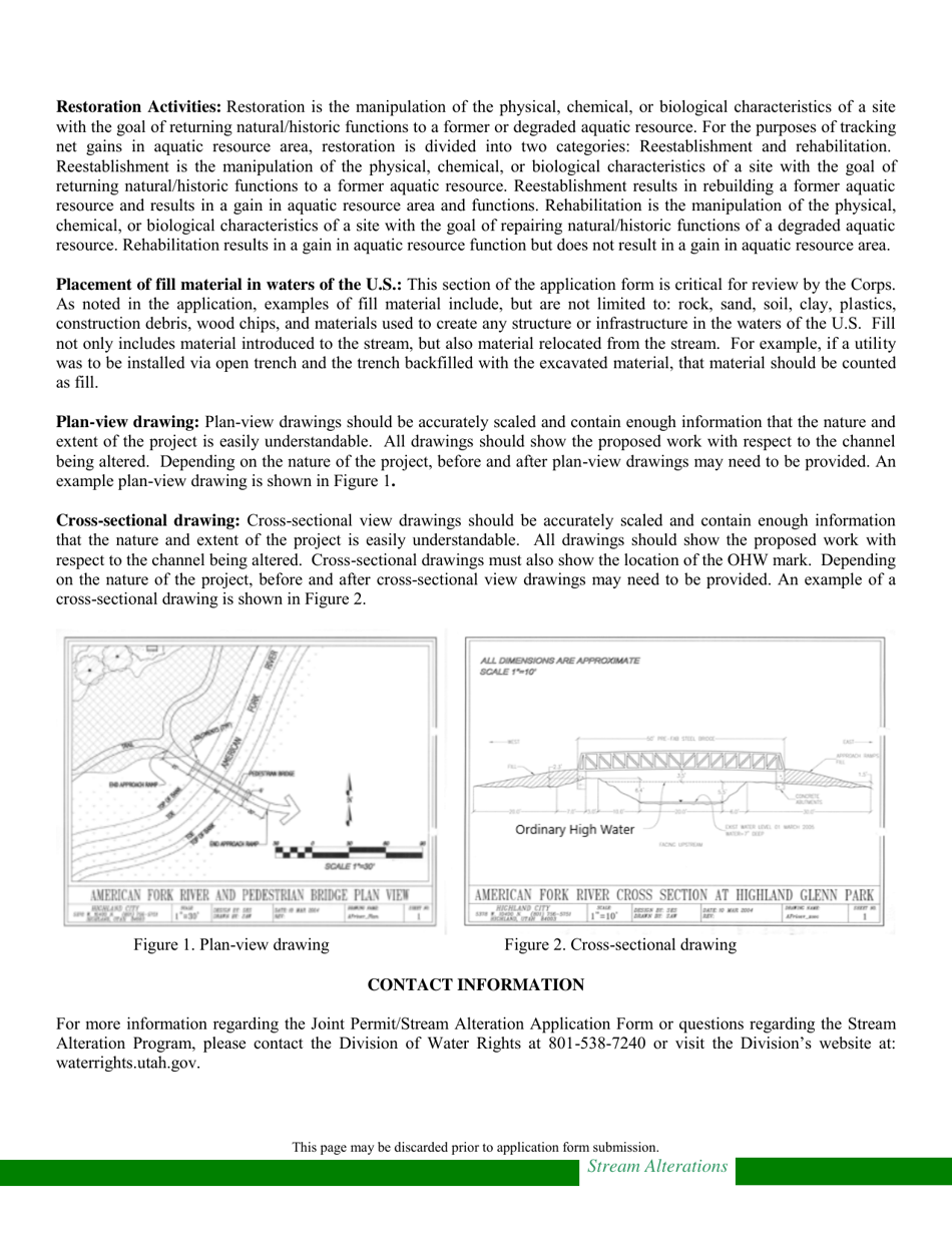 Joint Permit Application Form - Utah, Page 2