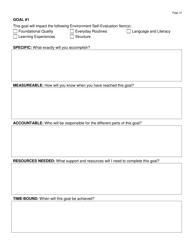 Form DWS-OCC589 Preschool Classroom Self-evaluation - Utah, Page 12