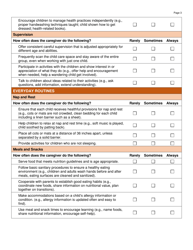 Form DWS-OCC589 Preschool Classroom Self-evaluation - Utah, Page 3