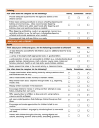 Form DWS-OCC589 Preschool Classroom Self-evaluation - Utah, Page 4