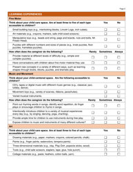 Form DWS-OCC589 Preschool Classroom Self-evaluation - Utah, Page 5