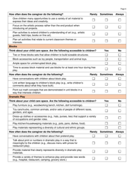 Form DWS-OCC589 Preschool Classroom Self-evaluation - Utah, Page 6