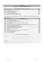 Form 21 Residential Construction Funding Checklist - Texas, Page 2