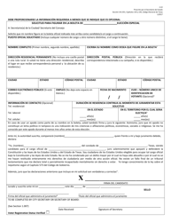 Form 2-22 Application for a Place on the Special Election Ballot - Texas (English/Spanish), Page 3