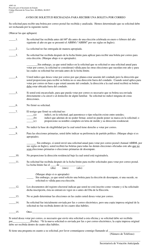 Form AW5-16 Notice of Rejected Application for Ballot by Mail - Texas (English/Spanish), Page 2