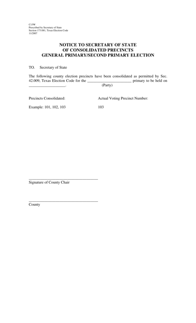 Form C15W  Printable Pdf