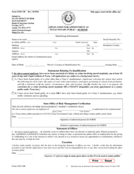 Form 2301-NB Application for Appointment as Texas Notary Public - No Bond - Texas, Page 2